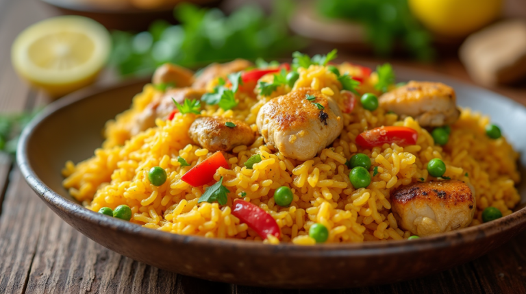 chicken and yellow rice recipe
