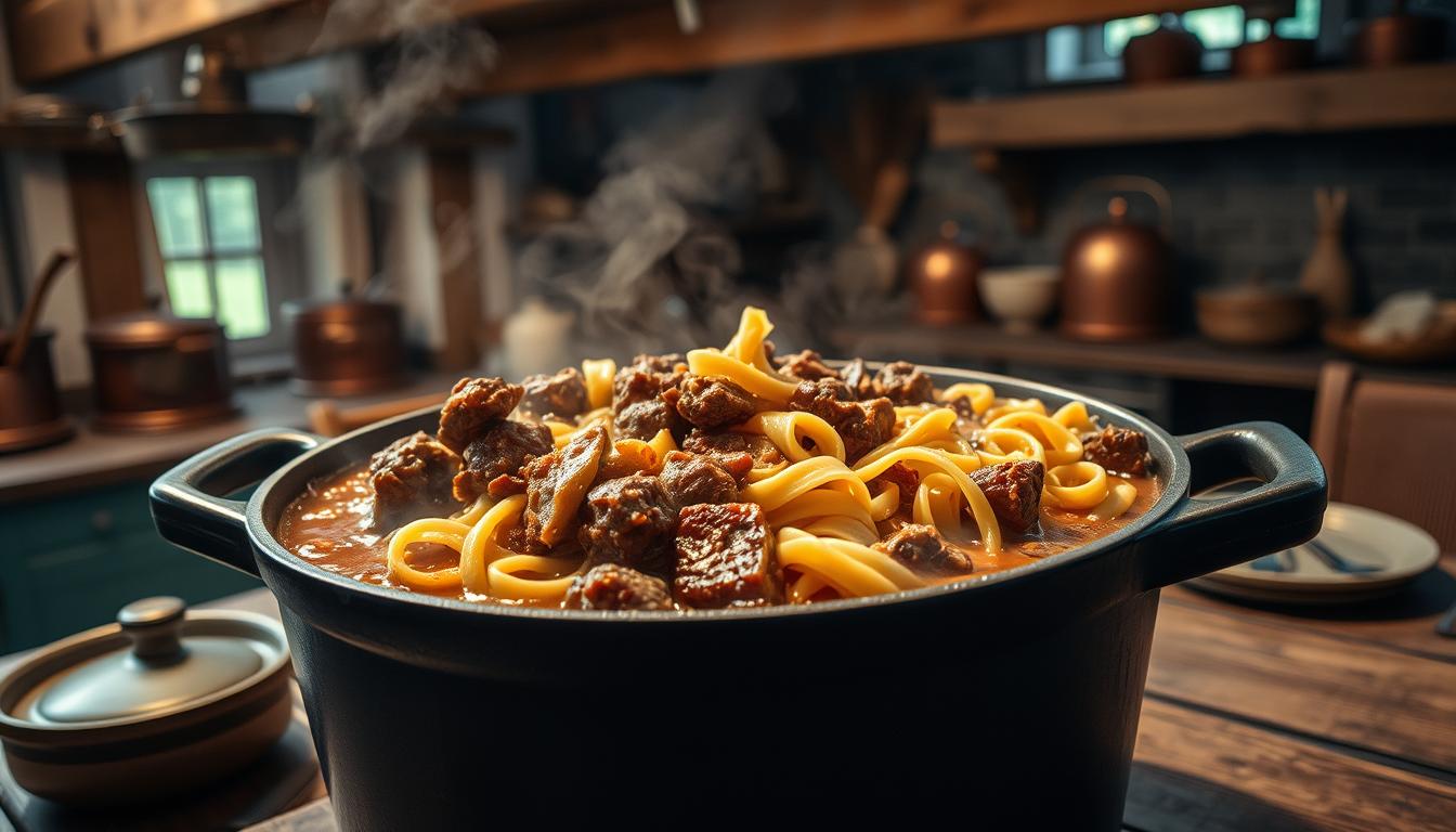 old fashioned beef and noodles recipe