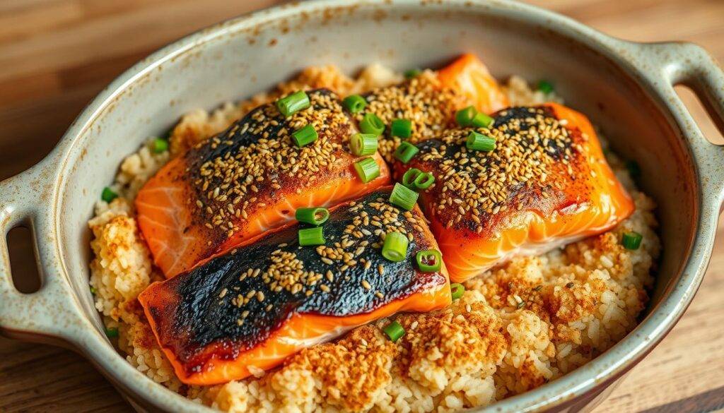sushi salmon bake
