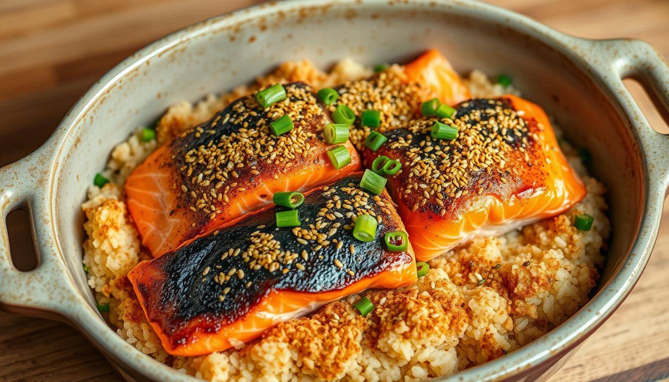 sushi salmon bake